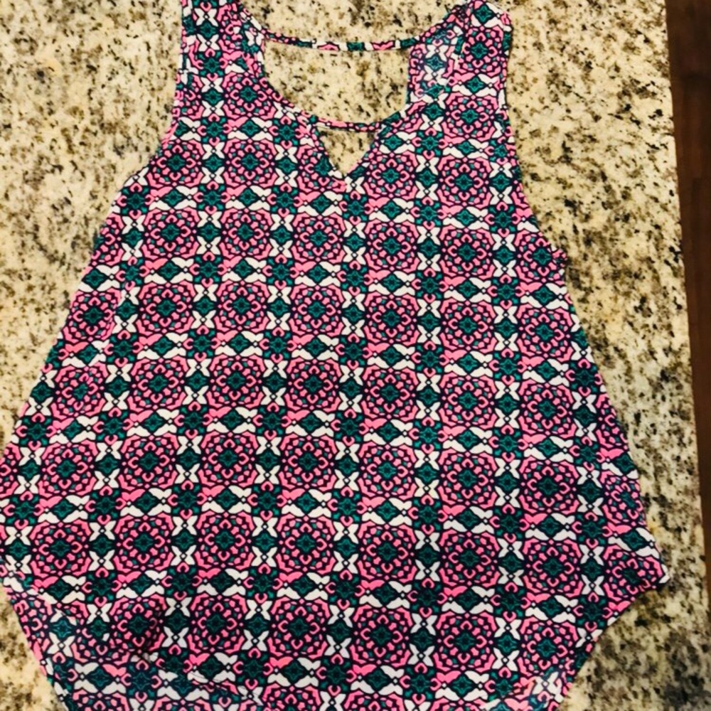 Lush Geometric Print Tank